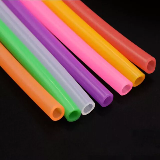 Food Grade Silicone Soft Rubber Tube ID 3mm-10mm Beer Milk Hose Pipe Mulitcolor
