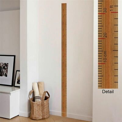 Wall Sticker For Kids Room Ruler Design Height Measure Growth Chart Poster Decor