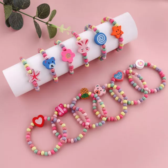 12 Party Bag Fillers Bracelets Girls Princess Toys Favours Lucky Prizes Birthday