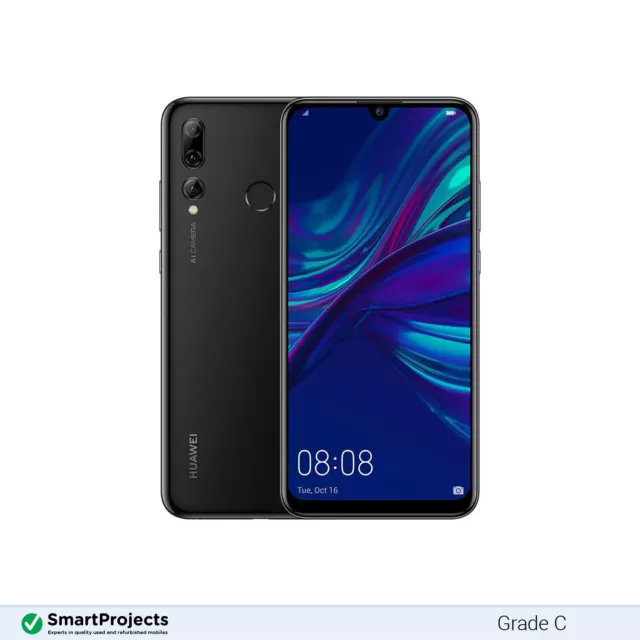 Huawei P Smart+ 2019 Midnight Black 64GB Grado C – Smartphone sbloccato