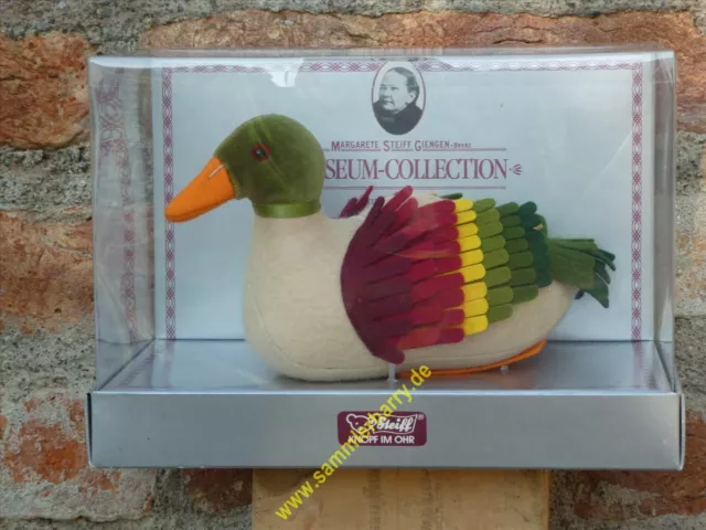 Steiff Replika „Museum-Collection“,   0081/14 Ente, Replica 1892,