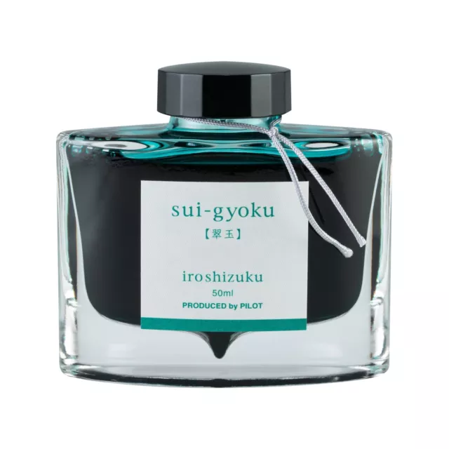 Pilot Iroshizuku Bottled Ink for Fountain Pens in Sui-Gyoku -Teal - 50 mL - NEW