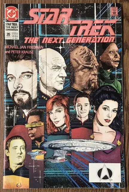 Star Trek: The Next Generation #20 June 1991 DC Comics VG--