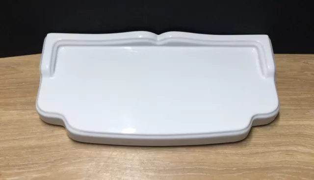 Toilet Cistern Lid = Topravit, Unbranded, “7684”. 460mm x 220mm. White,  R-45