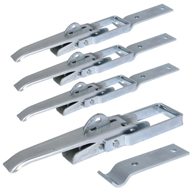 2 Stück Bordwandverschluss Für Anhänger - 210mm Spannverschluss Mit Handschuhen