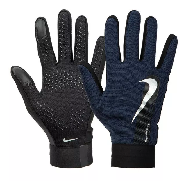 Nike Therma Fit Academy Gloves (6071) Navy Sport Running Soccer Bike Warm Glove