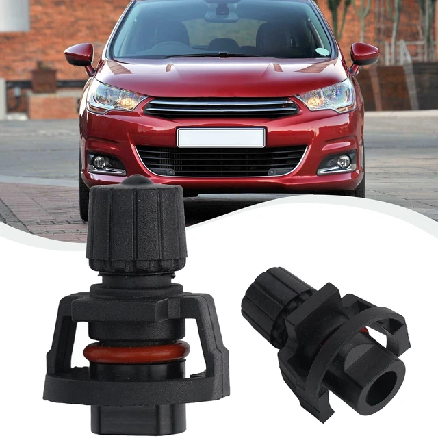 Kit Bouchon Liquide Refroidissement VekAuto Silicone 0.63" - Universel Voiture Moto Rouge