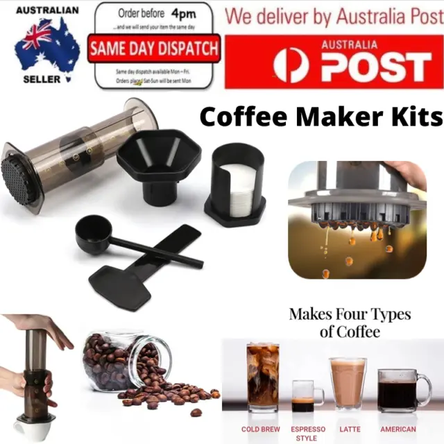 Kits Fit for Aeropress Coffee Espresso Maker Kit Press Coffee Maker Portable AU