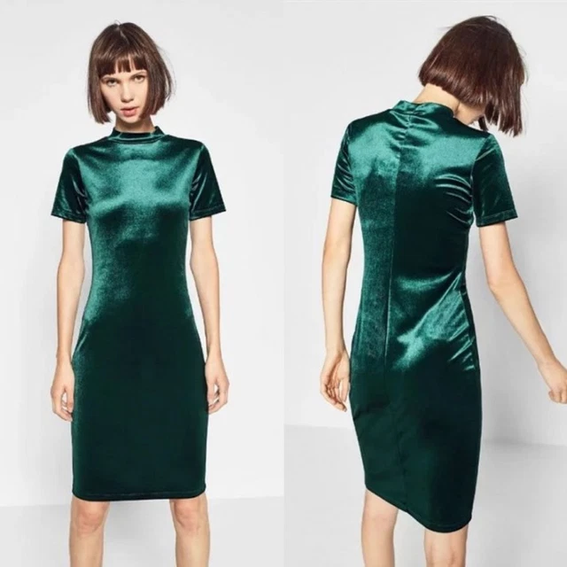 slim fit dress slacks Green Embelloshed Predrape Saree Dress