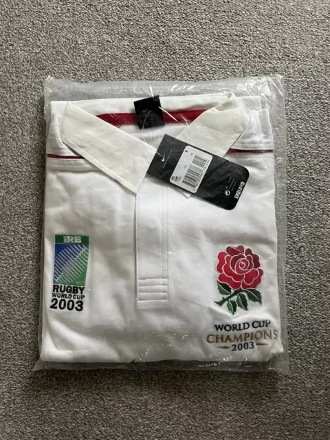 England Rugby World Cup 2003 Supporters Shirt BNWT XXL Unopened