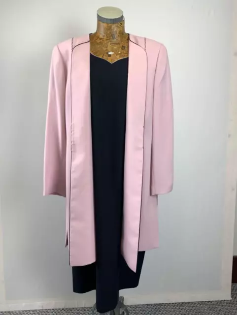 CONDICI SET MOTHER OF BRIDE JACKET DRESS 22 LIGHT PINK Black Long Occasion 3