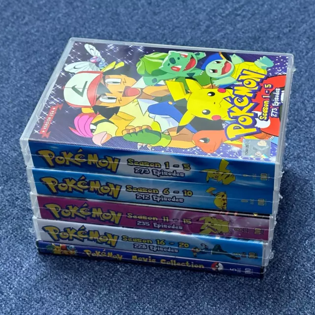 Pokemon (Season 1-20) - Complete Anime Tv Series Dvd Box Set (1-978 Eps)  Eng Dub