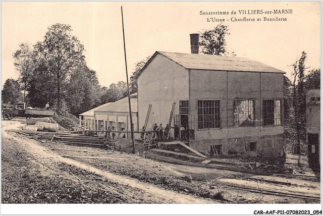 CAR-AAFP11-94-0958 - sanatoriums de VILLIERS-SUR-MARNE - l'usine - cha