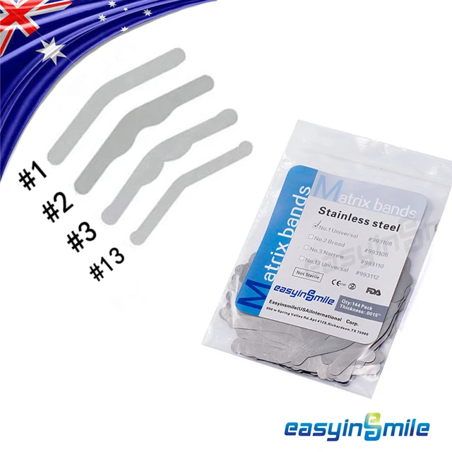 OdontoMed2011 3 PCS Universal TOFFLEMIRE Matrix Band Straight RETAINERS