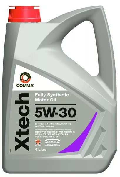 Engine Oil Xtech 5W30 Api Cf Sl Acea A5 B5 Ford M2C913 A Ford M2C913 B Fo...