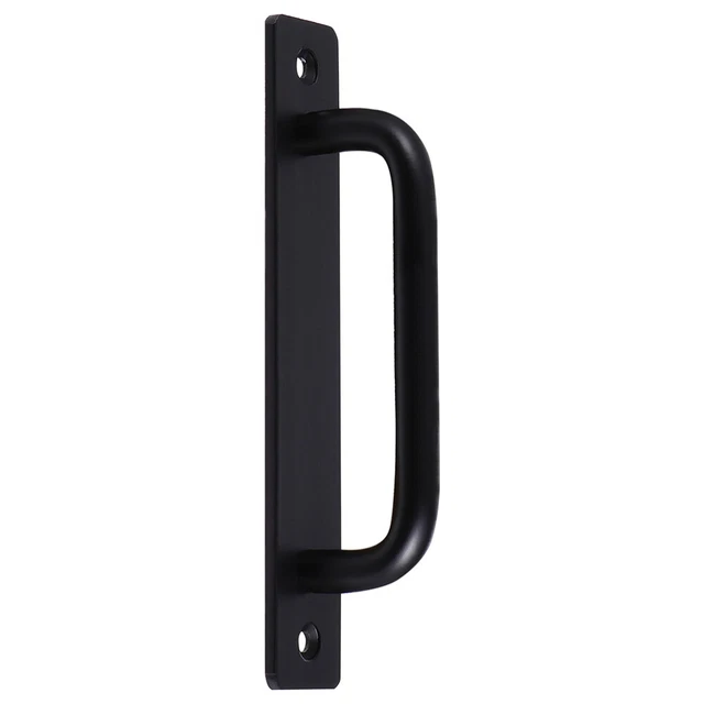 Maniglia Porta Garage In PVC Nero | 170mm | Per Aprire E Chiudere Facilmente | Fissaggio A 4 Viti - Foto 4