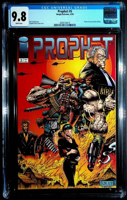 PROPHET #5 CGC 9.8 ROB LIEFELD 1ST STEPHEN PLATT IMAGE Gyllenhaal Movie 