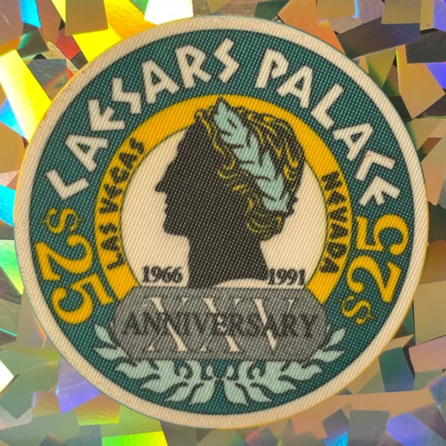 🌟🌈Caesars Palace Las Vegas $25 Casino Chip 25th anniversary gaming token poker