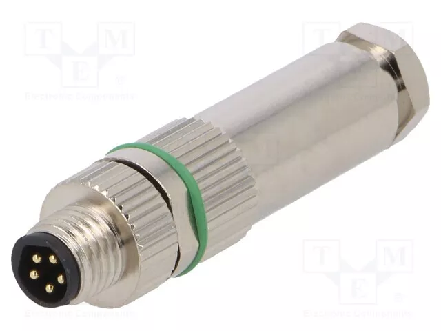 Connecteur Mâle : M8 Goupille: 5 Tout Droit pour Lignes 3A PASH-M8B-05P-MM-001