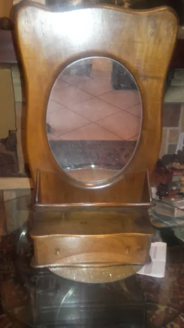 MIROIR avec Encadrement en Bois