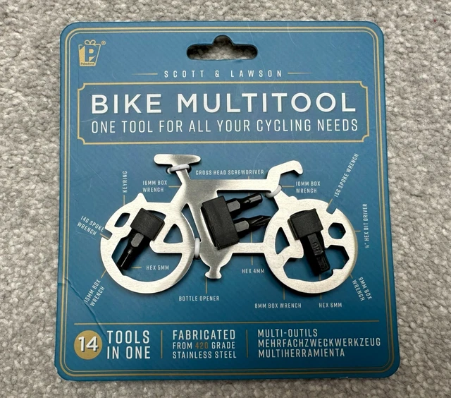 ‘SCOTT AND LAWSON’ Bike MultiTool 14 Tools in 1 for cycling £0.99