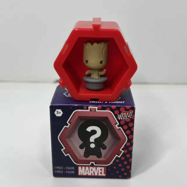 WOW! Marvel Nano Pods Potted Groot Figure New Opened Blind Box