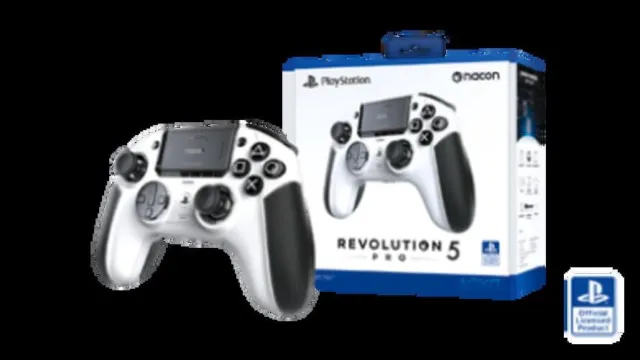 PS5 White Controller - REVOLUTION 5 PRO Model
