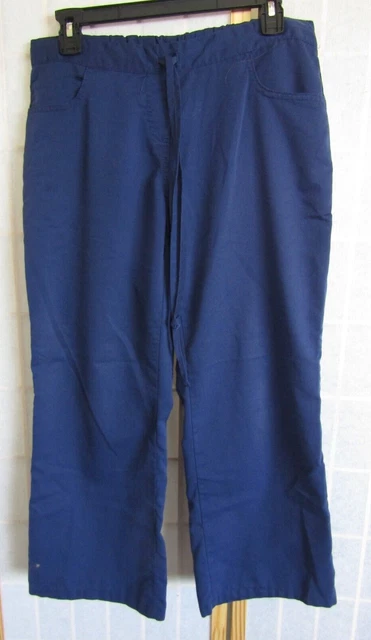 Grey's Anatomy by Barco Women's Dark Navy Blue Drawstring Scrub Pants Size S