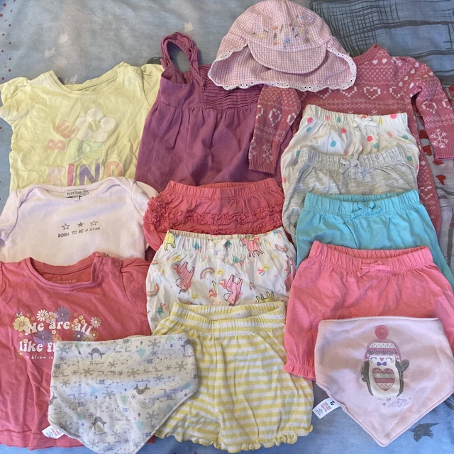 Pacchetto abbigliamento bambina 3-6 mesi 15 articoli