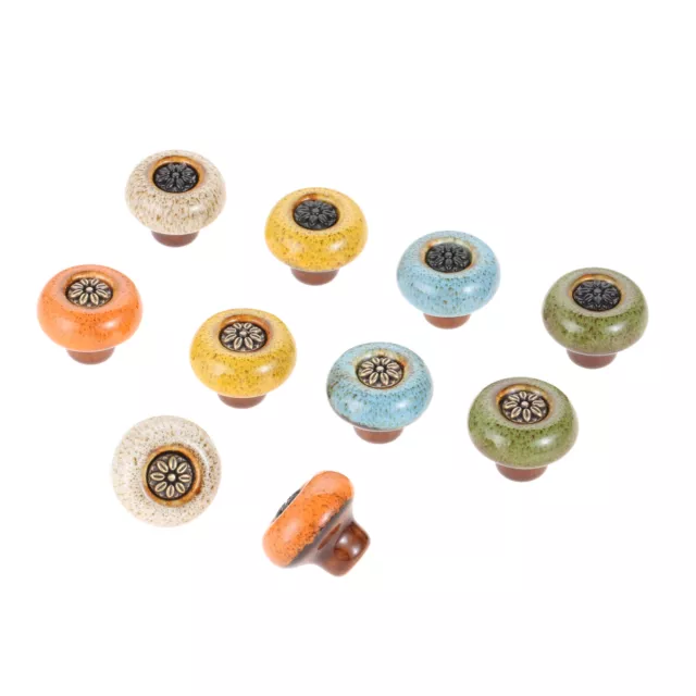 1x Vintage Look Ceramic Knobs Door Handle Pull Cabinet Drawer Cupboard Decor