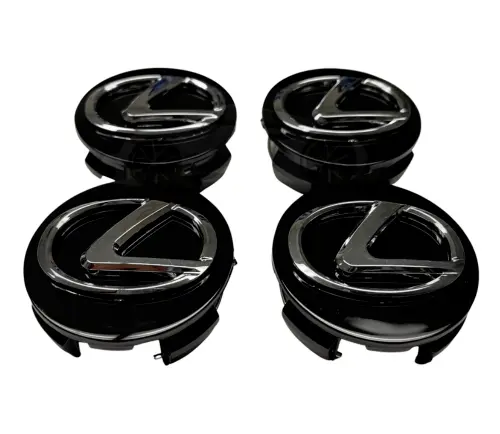 Set of 4 Black 62mm Wheel Center Hub Caps Hubcaps For 2006-2013 Lexus 4260330590