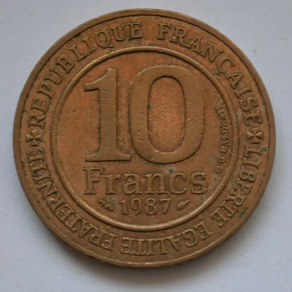 10 Francs 1987