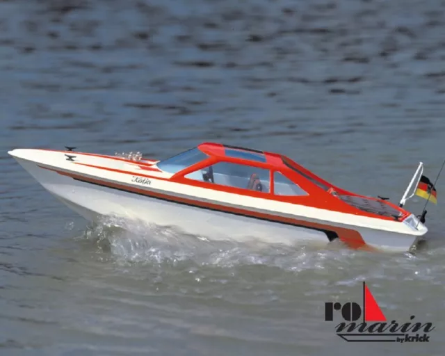 Krick RC Boot Katja Motoryacht Baukasten - ro1020 romarine