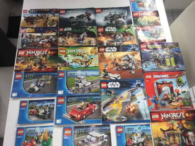 36 X LEGO Sammlung Bauanleitungen Konvolut