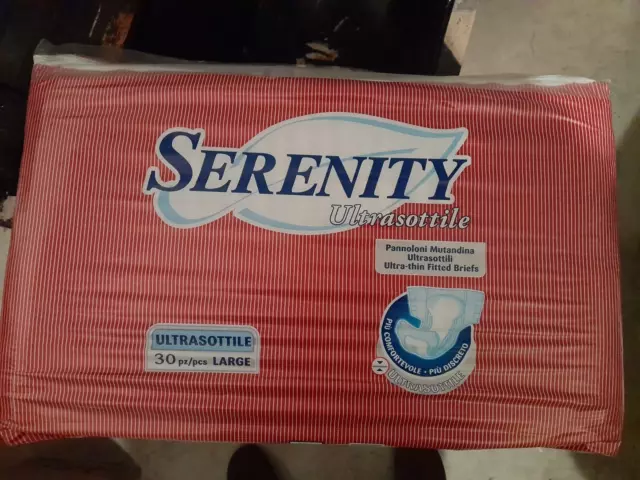 120 Pannoloni a  Mutandina Serenity Ultra sottili Taglia Large prot.totale