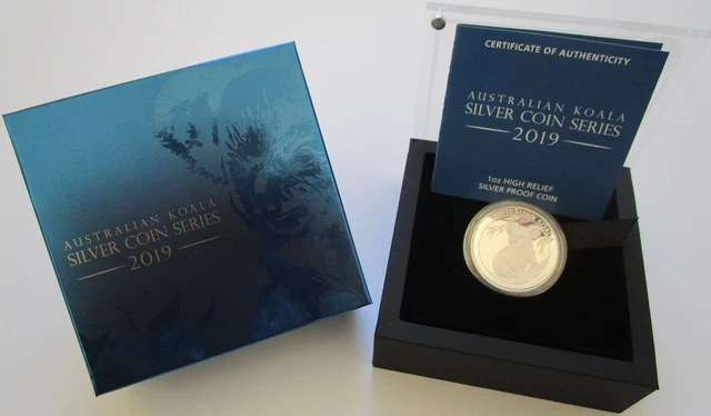 Australia $1 2019 Koala High Relief 1oz Silver Australia $1 2019 Koala High Relief 1oz Silver