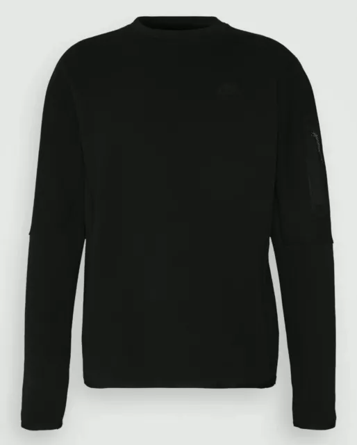 NIKE Tech Fleece CU4505 Herren Sweatshirt Gr. XXL schwarz UVP 99,95€