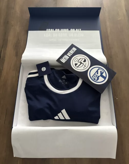 Adidas FC Schalke 04 Sondertrikot Navy "Für immer mein Verein" Gr. M