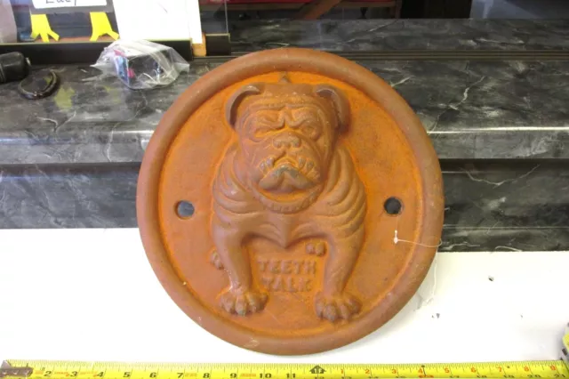 Cast Iron Avery  Steam Engine Door Bulldog  Teeth Talk