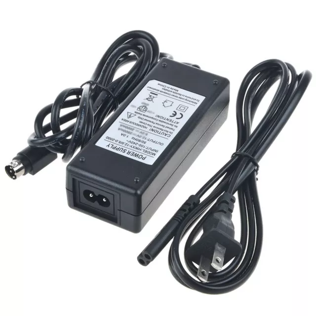 AC Adapter 4-Pin DIN Connector For LACIE iOmega ACU034A-0512 12V 5V Power Supply