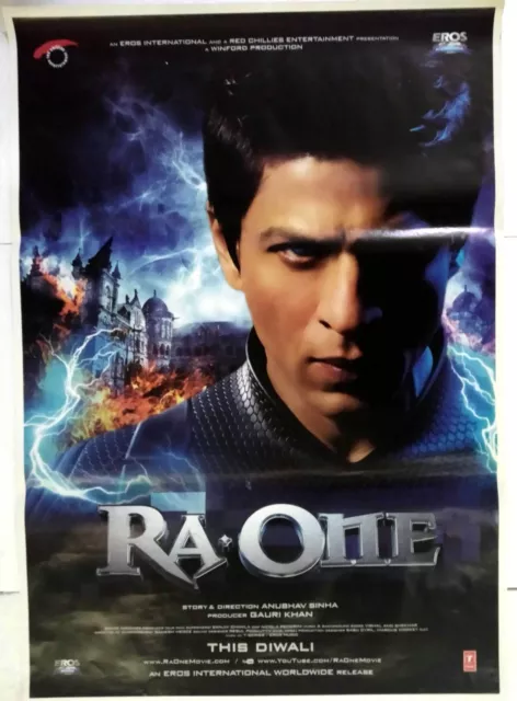 Ra.one Bollywood Movie Poster Shah Rukh Khan ShahRukh Khan 27.5X39 inch Approx