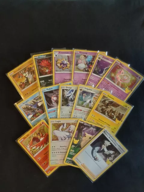 Carte Pokemon Holo Gran Festa 25th Celebration Ita NM Mancolista Set Pack Fresh