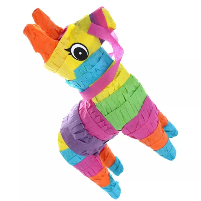 Mini Donkey Pinata Rainbow Fiesta Party Supplies