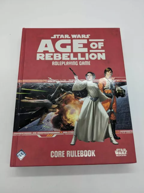 Star Wars Age of Rebellion Roleplaying Game Core Rules Near Mint Condition!