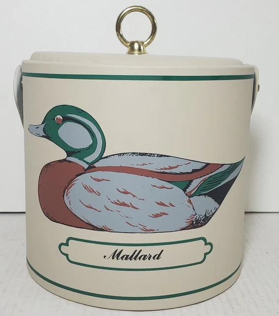 Vintage Georges Briard Champagne Wine Ice Bucket Mallard Green-winged Teal Duck Vintage Georges Briard Champagne Wine Ice Bucket Mallard Green-winged Teal Duck