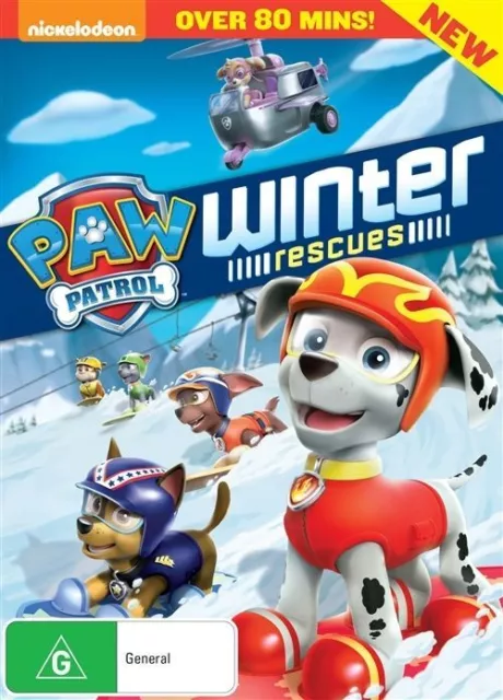 Paw Patrol: Winter Rescues DVD Region 4 New Sealed