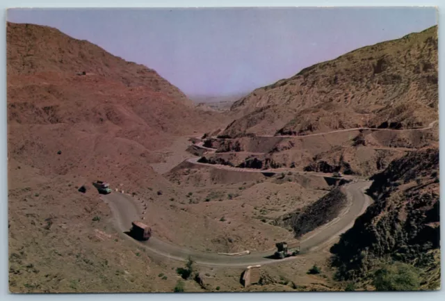 Khyber Pass Pakistan Continental 4X6 Postcard A2D