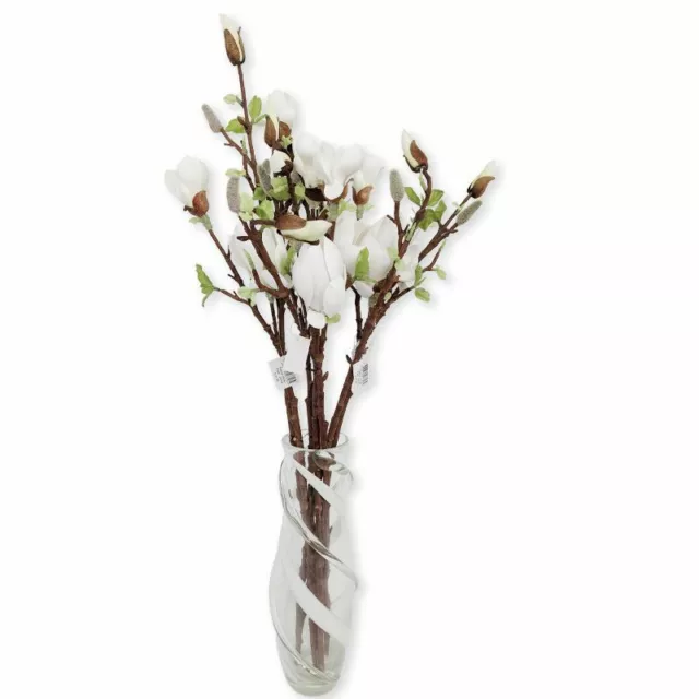 Single Kapok Artificial Silk Flower Fake Bridal Plant Home Wedding Decor 2