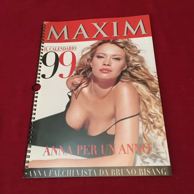 ANNA FALCHI calendario MAXIM 1999 fotografata da BRUNO BISANG