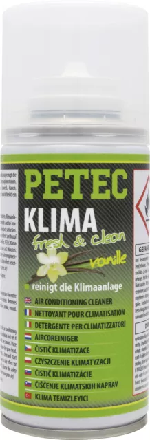 150ml Klima fresh & clean / Vanille geruch - PETEC